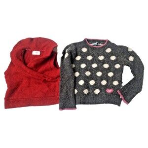 Mayoral Girls LOT of 2 Sweaters Wool Longsleeve & Vest Itay Blend Size 4T /104cm
